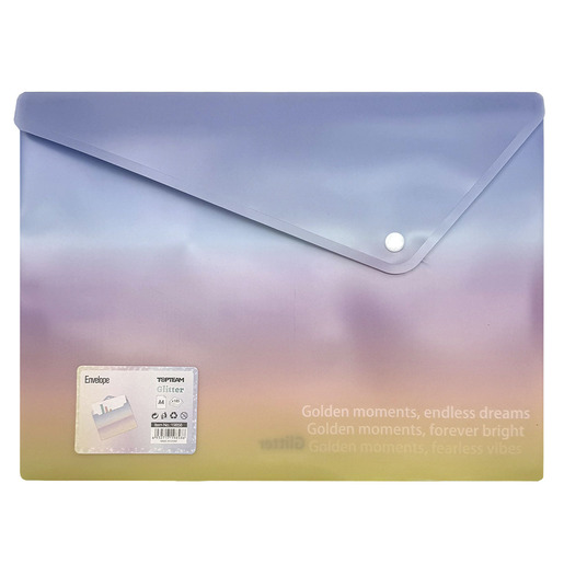 SOBRE CON BROCHE TOP TEAM A4 COLORES DEGRADADOS