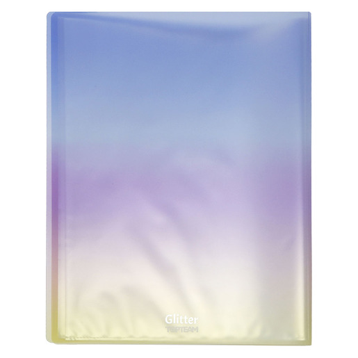 CARPETA DE PRESENTACIÓN TOP TEAM 20 HOJAS TRANSPARENTES, COLORES DEGRADADOS