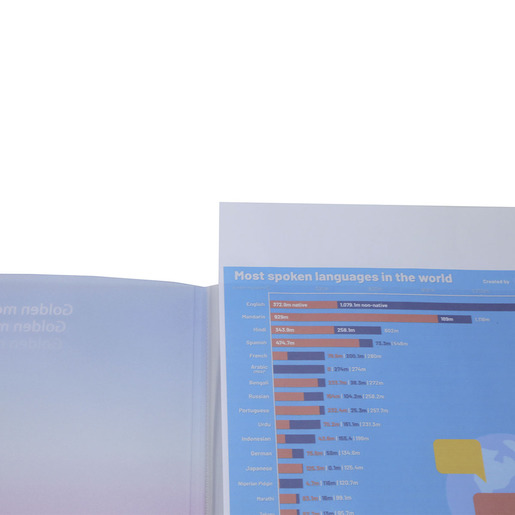 CARPETA DE PRESENTACIÓN TOP TEAM 20 HOJAS TRANSPARENTES, COLORES DEGRADADOS