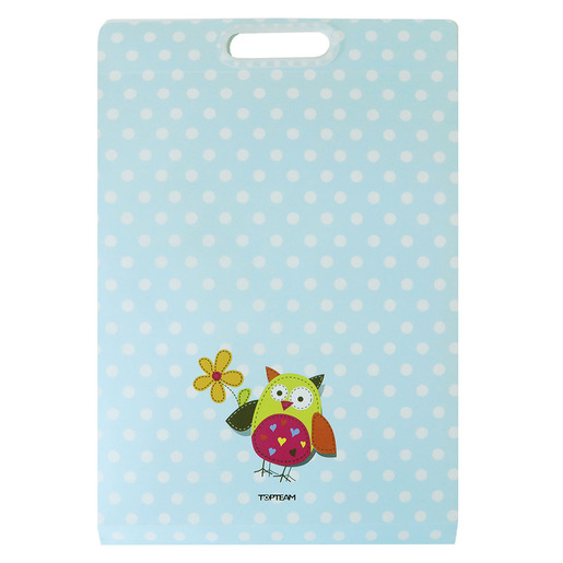 ARCHIVO EXPANDIBLE TOP TEAM VERTICAL 7 DIVISIONES A4 CON AGARRADOR, DISEÑO BÚHO