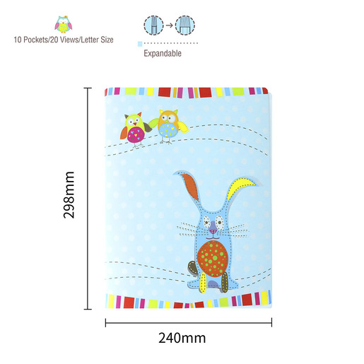 CARPETA DE PRESENTACIÓN TOP TEAM 10 HOJAS DISEÑO BÚHO