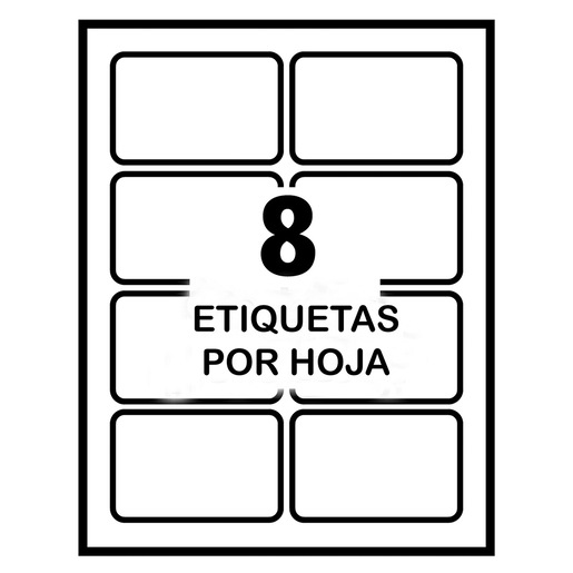 GAFETE AUTOADHERIBLE 6 X 8.5