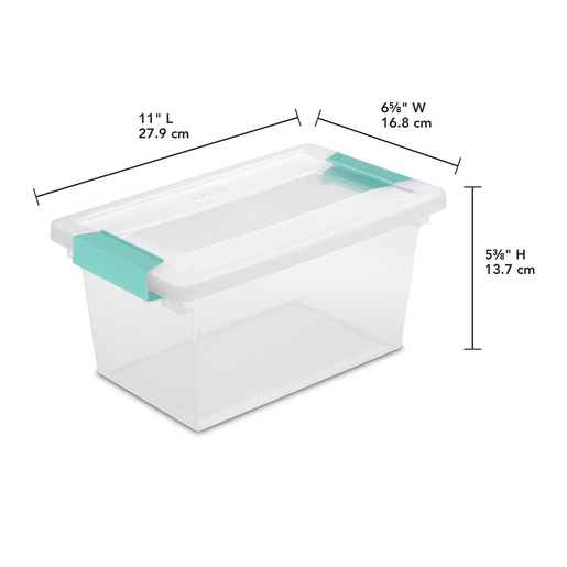 CAJA ORGANIZADORA CIERRE CLIP MEDIANA STERILITE