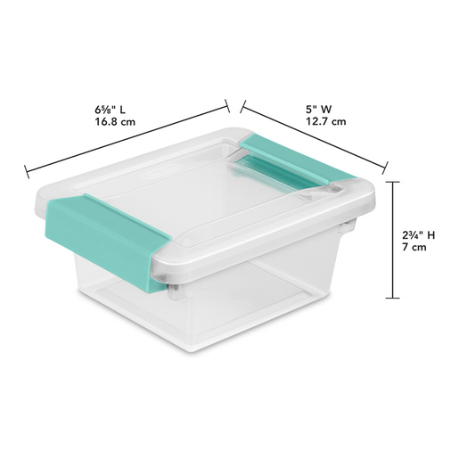 CAJA ORGANIZADORA CIERRE CLIP MINI STERILITE
