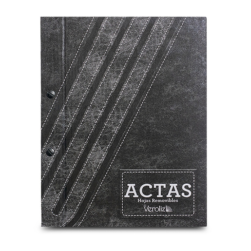 LIBRO DE ACTAS HOJAS REMOVIBLES DE 200 FOLIOS