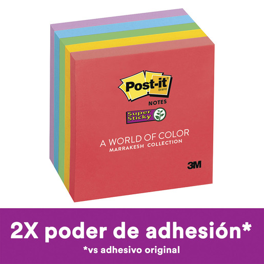 NOTAS ADHESIVAS POST IT SUPER STICKY NOTES 5U