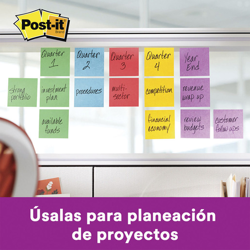 NOTAS ADHESIVAS POST IT SUPER STICKY NOTES 5U