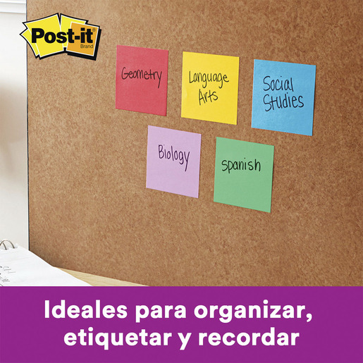 NOTAS ADHESIVAS POST IT SUPER STICKY NOTES 5U