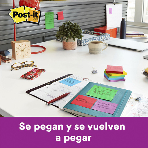 NOTAS ADHESIVAS POST IT SUPER STICKY NOTES 5U