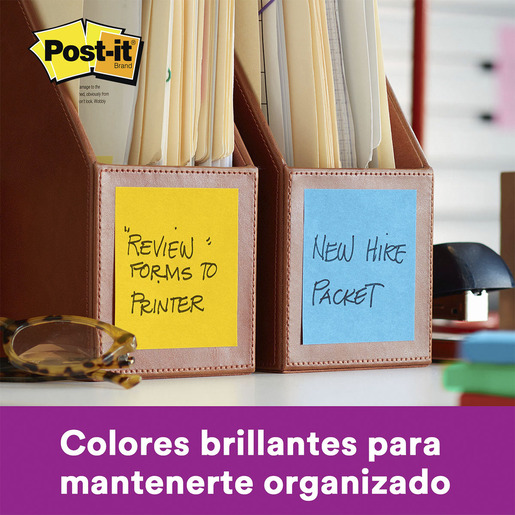 NOTAS ADHESIVAS POST IT SUPER STICKY NOTES 5U