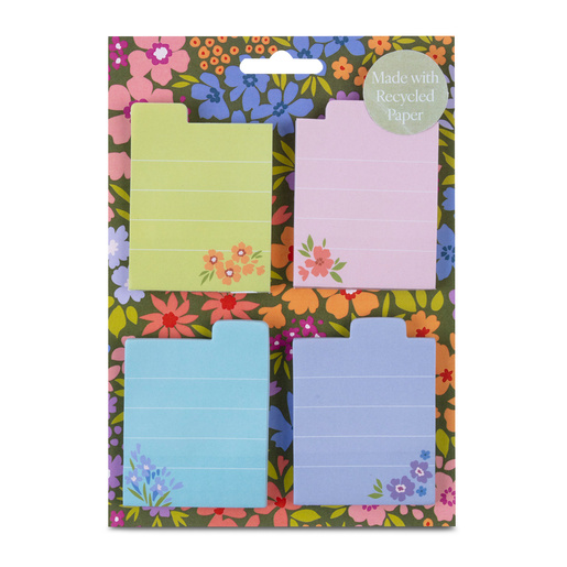 NOTAS ADHESIVAS CRE8 COLECCION FLORES