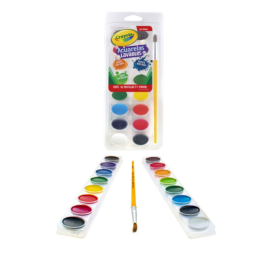 ACUARELAS 16 COLORES CRAYOLA