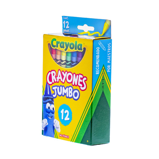 CRAYONES CRAYOLA JUMBO CAJA 12U