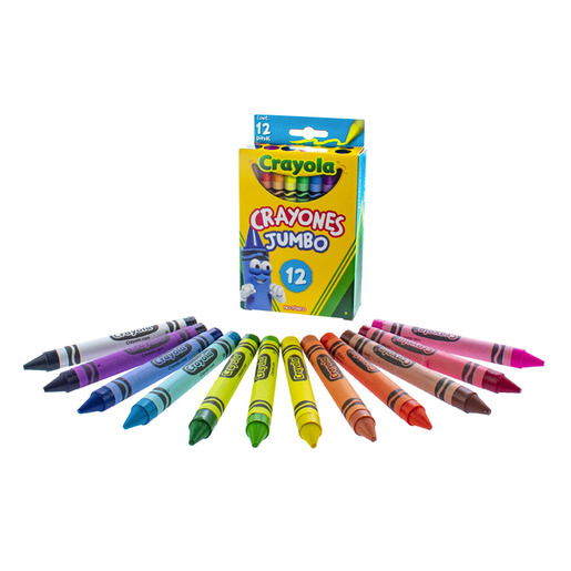 CRAYONES CRAYOLA JUMBO CAJA 12U