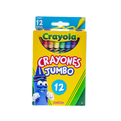 CRAYONES CRAYOLA JUMBO CAJA 12U