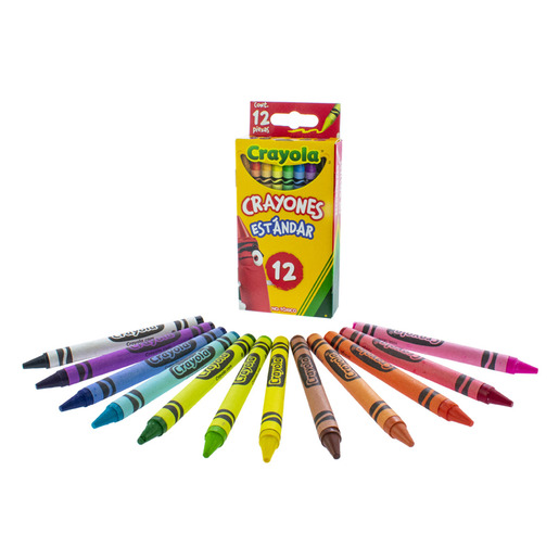 CRAYONES CRAYOLA CLASICOS 12U