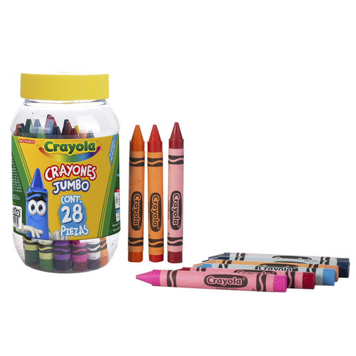 CRAYONES CRAYOLA JUMBO 28U