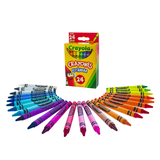 CRAYONES CRAYOLA CLASICOS 24U