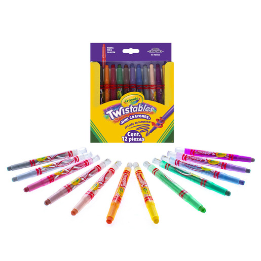 CRAYONES MINI TWISTEABLE C/12