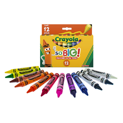 CRAYONES CRAYOLA SUPER JUMBO 12U