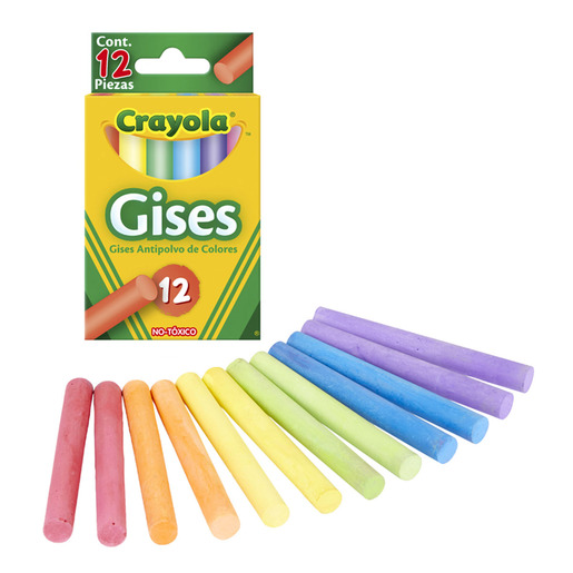 YESOS CRAYOLA COLORES 12U