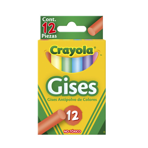 YESOS CRAYOLA COLORES 12U