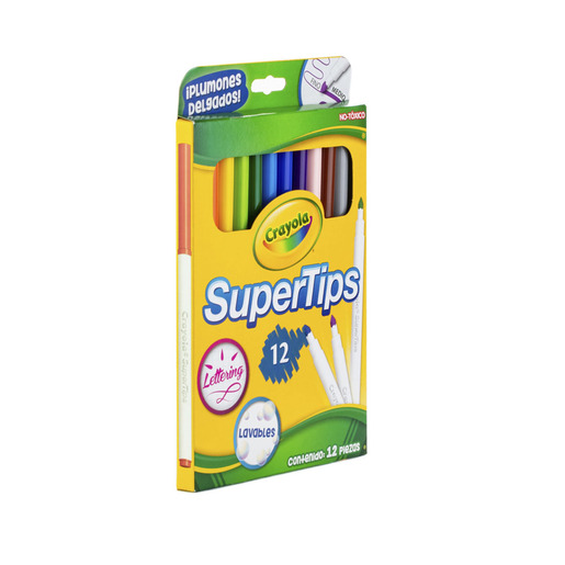 MARCADORES CRAYOLA LAVABLES 12U