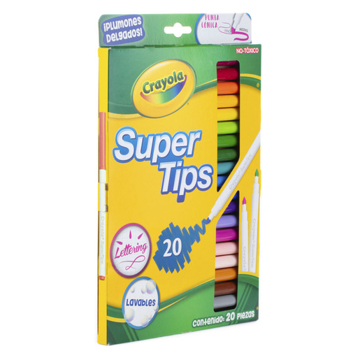MARCADORES CRAYOLA LAVABLES 20U