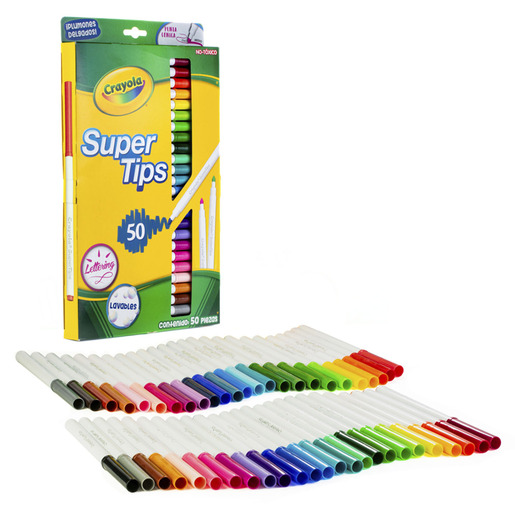 MARACADORES CRAYOLA SUPERTIPS 50U