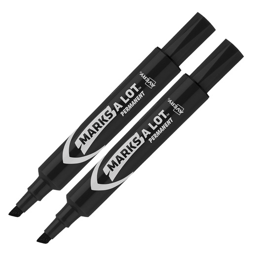 MARCADOR PERMANENTE NEGRO 2PK