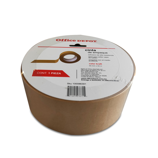 ROLLO ADHESIVO KRAFT 50MM X 50MTS