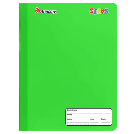 CUADERNO COSIDO ARIMANY STEPS FRANCES LINEAS 100H