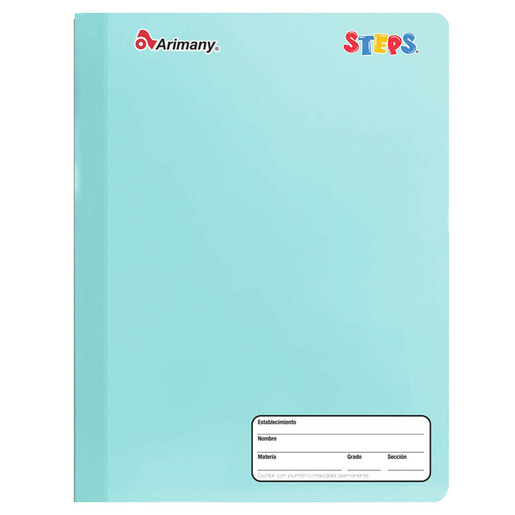 CUADERNO COSIDO ARIMANY STEPS FRANCES LINEAS 100H
