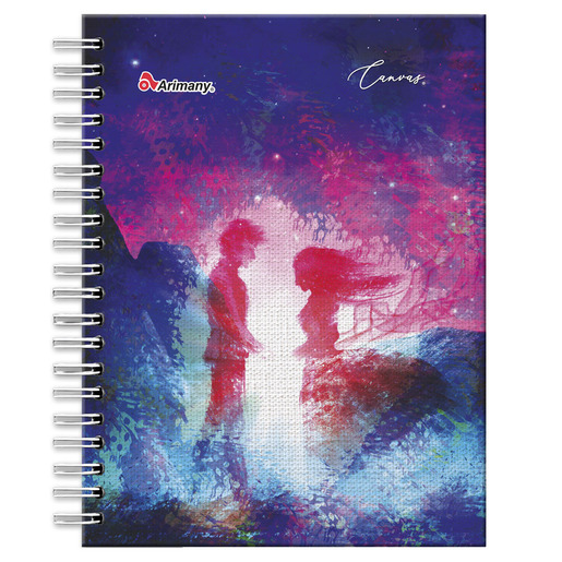 CUADERNO ESPIRAL ARIMANY CANVAS MULTIMATERIA 180H (PASTA DURA)