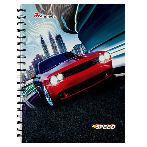 CUADERNO ESPIRAL ARIMANY SPEED MULTIMATERIA 180H (PASTA DURA)
