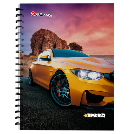CUADERNO ESPIRAL ARIMANY SPEED MULTIMATERIA 180H (PASTA DURA)