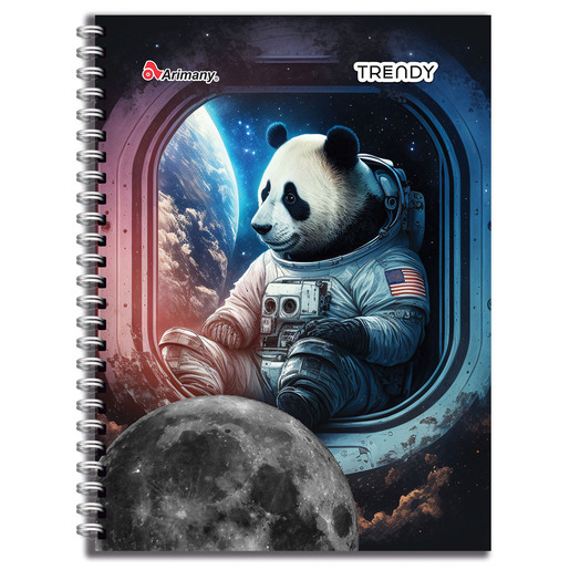 CUADERNO ESPIRAL ARIMANY TRENDY CUADRO 100H (PASTA SEMI DURA)