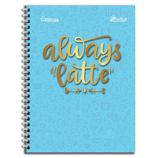 CUADERNO ESPIRAL ARIMANY STARDUST CUADRO 100H (PASTA SEMI DURA)