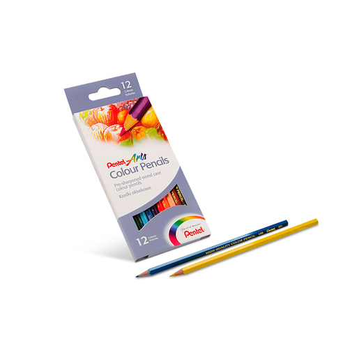 LAPICES DE COLORES PENTEL 12U