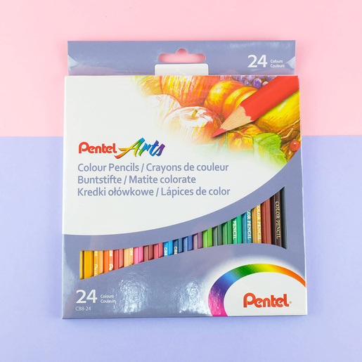 LAPICES DE COLORES PENTEL 24U