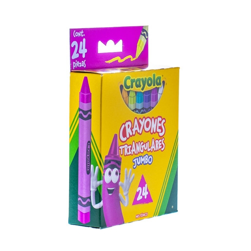 CRAYONES CRAYOLA TRIANGULAR 24U