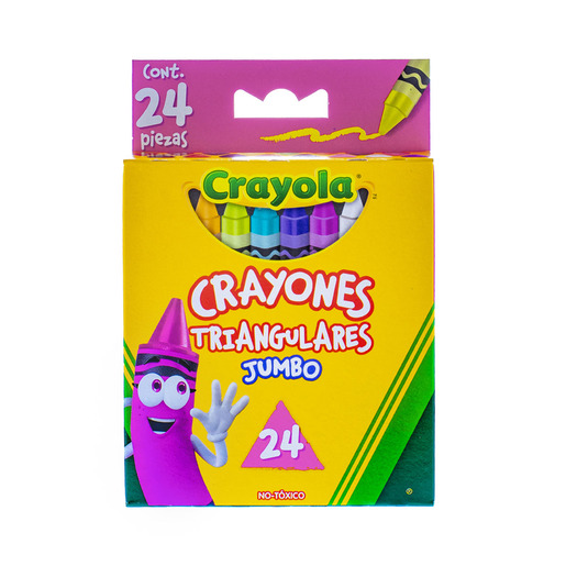 CRAYONES CRAYOLA TRIANGULAR 24U