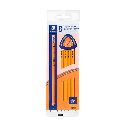 LAPIZ DE GRAFITO STAEDTLER TRIANGULARES HB NO. 2 8U