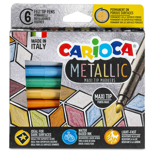 MARCADORES CARIOCA MATALICOS MAXI 6U