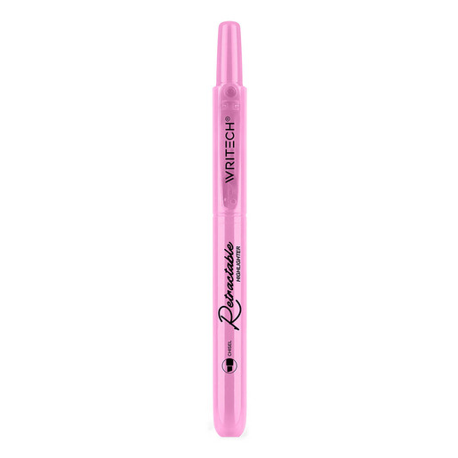 MARCATEXTO WRITECH CUTE PUNTA BISELADA SUAVE PASTEL ROSADO