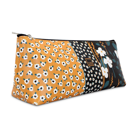 ESTUCHE MAKE NOTES TRIANGULAR GRANDE COLECCION FLORAL