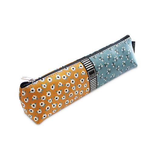 ESTUCHE MAKE NOTES TRIANGULAR MEDIANO COLECCION FLORAL