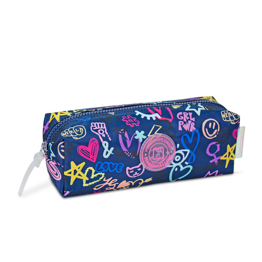 ESTUCHE DKT SCRIBBLE PINK/NAVY