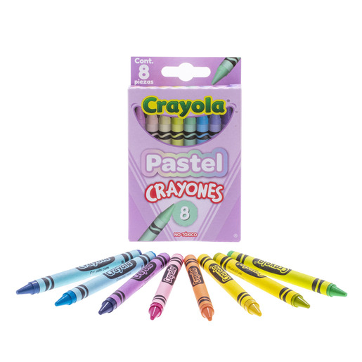 CRAYONES CRAYOLA PASTEL 8U