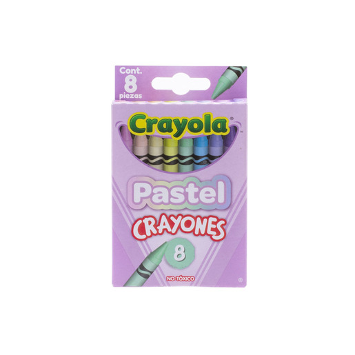 CRAYONES CRAYOLA PASTEL 8U